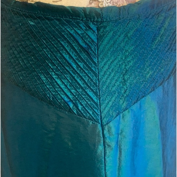 Badgley Mischka Maxi Silk Skirt - Picture 8 of 10